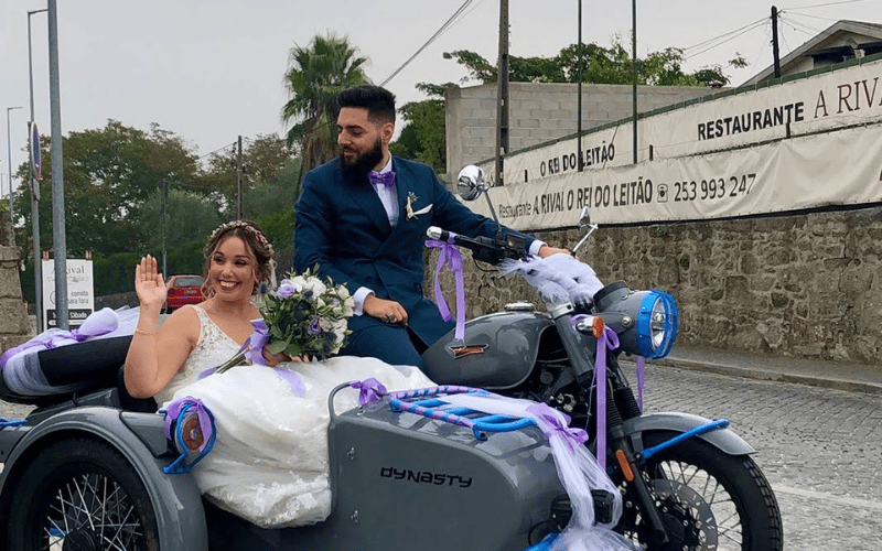 Sidecar Wedding Rental at Porto